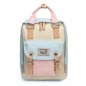 Doughnut Backpack Female College Style (Option: Three Colors-Bare Bag)