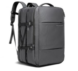 BANGE Male College Student Computer Backpack (Option: Large Gray Upgrade-16 Inch)