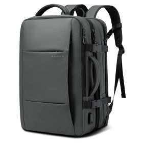 BANGE Male College Student Computer Backpack (Option: Gray-16 Inch)