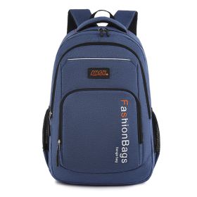 Fashion Backpack Travel Large Capacity (Color: Blue)