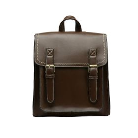 Women's Fashion Casual Retro Backpack (Color: coffee)