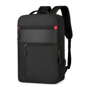 Backpack Male Student Large Capacity (Color: Black)