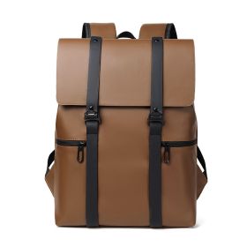 Fashion Business Lightweight Notebook Backpack (Color: brown)