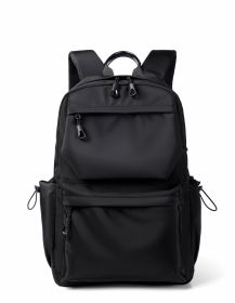 Student Backpack Casual Men's Backpack (Color: Black)