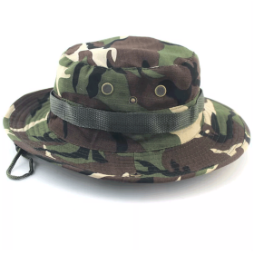 Military Wide Brim Boonie Bucket Hat (Product Color: Army Green Camo)