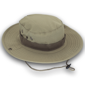 Military Wide Brim Boonie Bucket Hat (Product Color: Khaki)