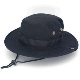 Military Wide Brim Boonie Bucket Hat (Product Color: Navy)