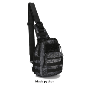 EDC Shoulder Bag - Tactical Chest Sling Bag (5 Liter) (Product Color: Python Black)