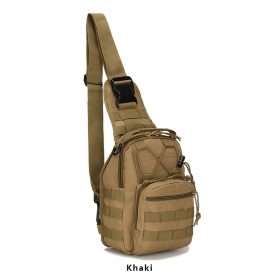 EDC Shoulder Bag - Tactical Chest Sling Bag (5 Liter) (Product Color: Khaki)