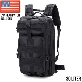 XG-MB30 - Small Tactical Backpack Survival Assault Bag 30 Liter (Product Color: Black)