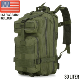 XG-MB30 - Small Tactical Backpack Survival Assault Bag 30 Liter (Product Color: Army Green)