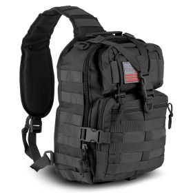 EDC Range Bag - Pistol Sling Bag Backpack (14 Liter) (Product Color: Black)