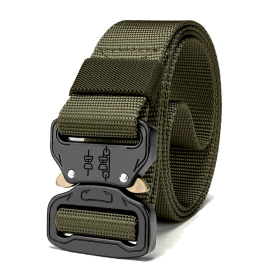 Mens Tactical Belt Riggers Style with Buckle - XG-TB1 (Product Color: Army Green)